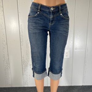 *GLO Jeans Women's Capri Cuffed Jeans Size 9